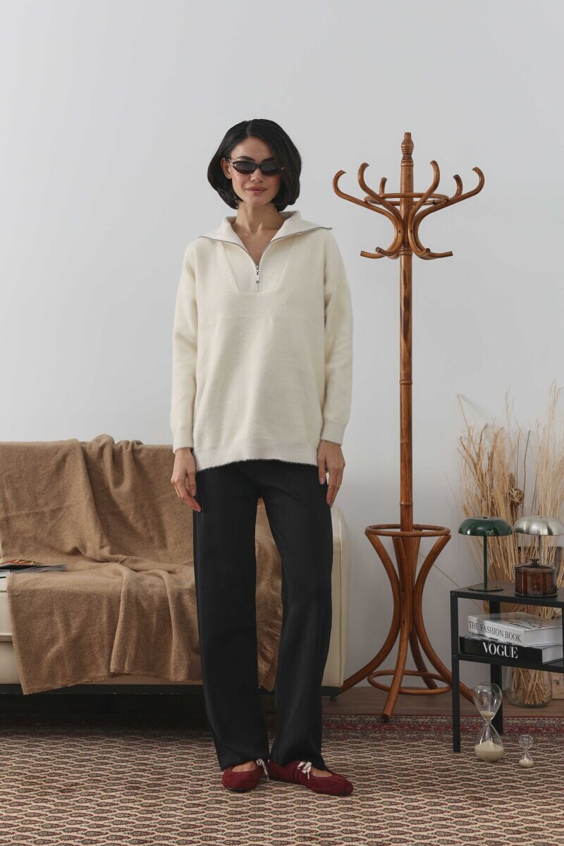 Fermuarlı Soft Kazak ile Günlük Şıklığın İp Uçları