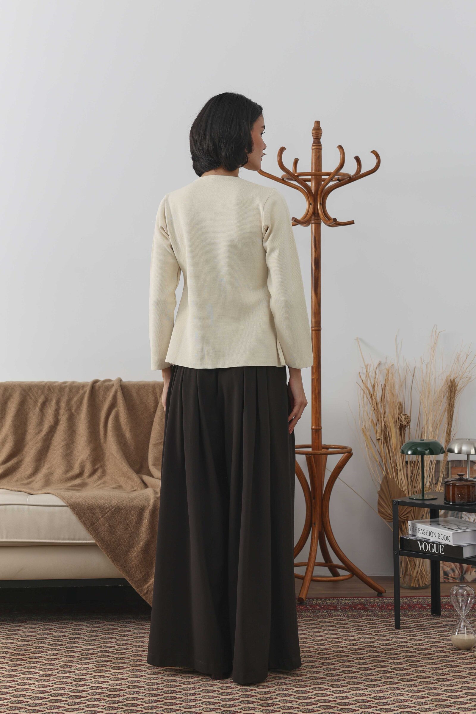 Çelik Örme Hırka Ekru - 6