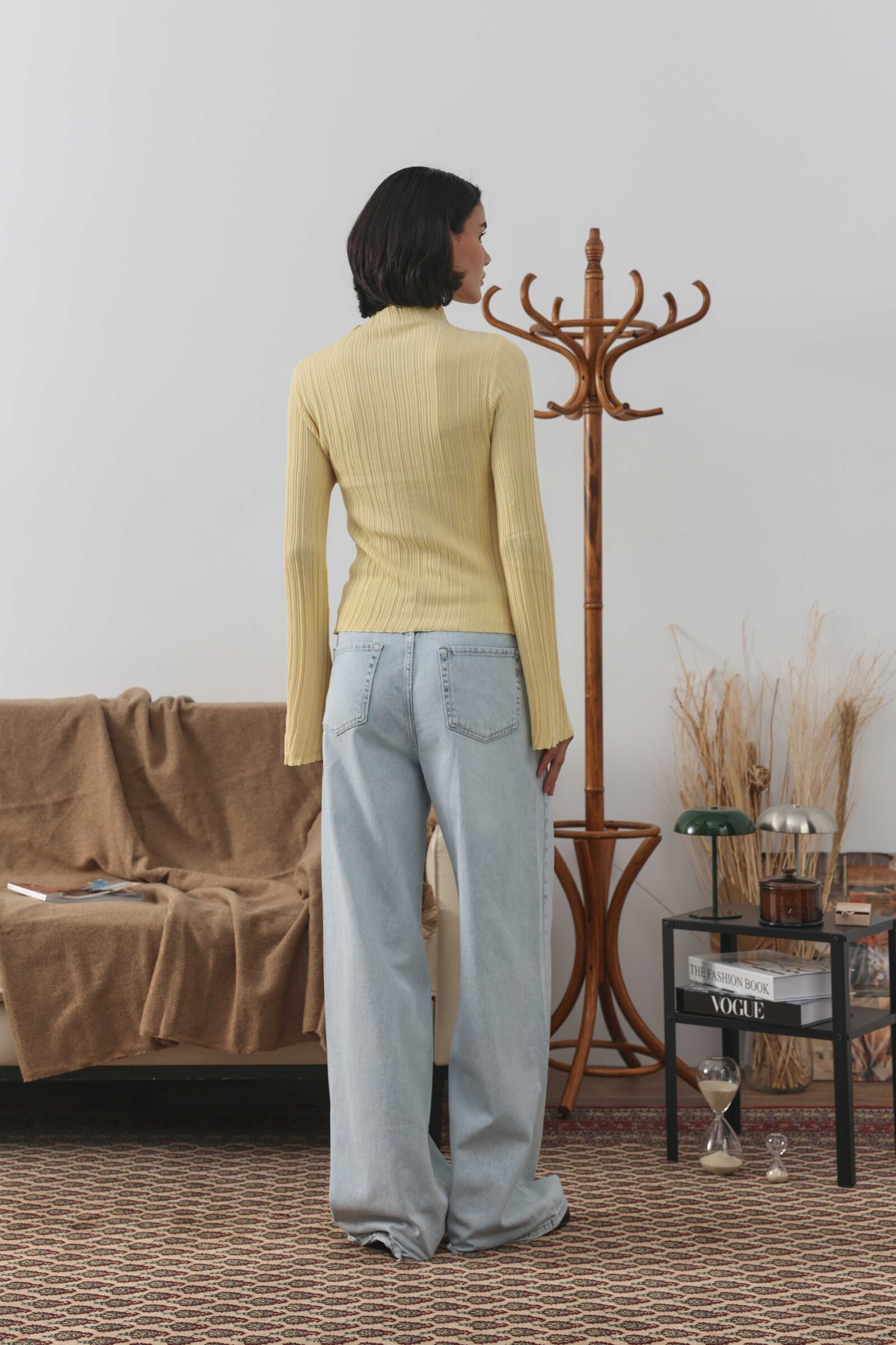 Piliseli Body Açık Sarı - 6