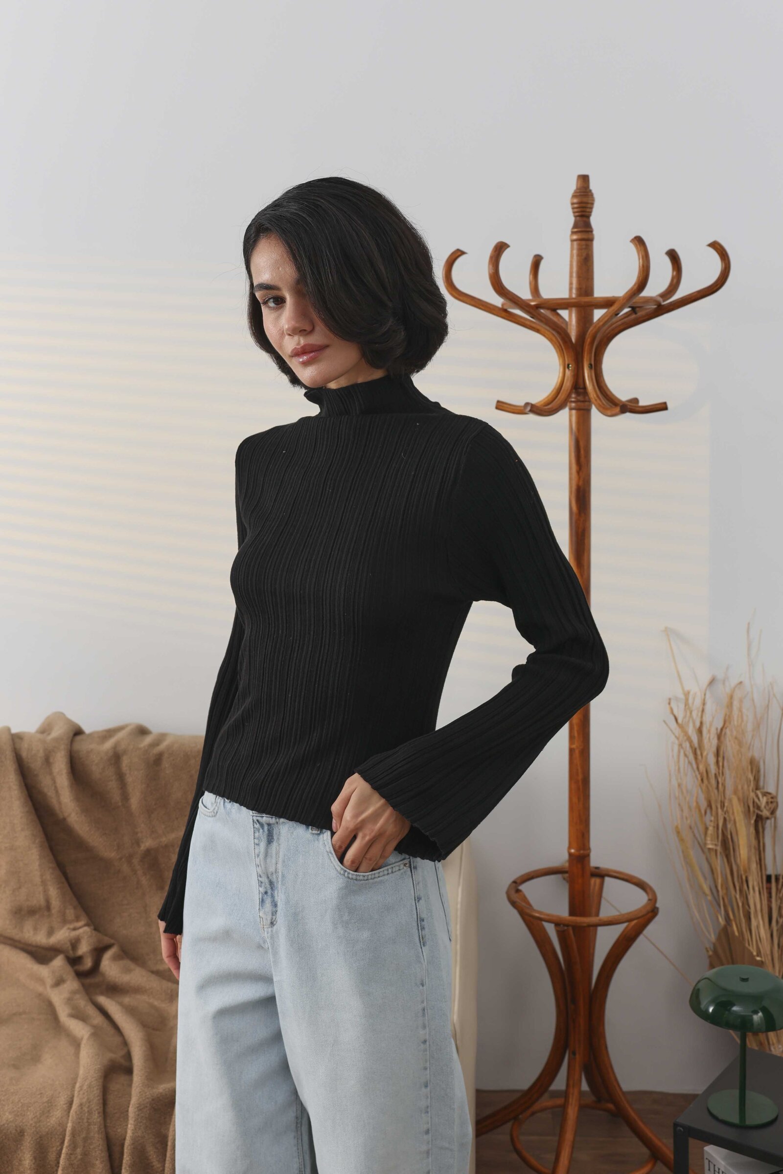 Piliseli Body Siyah - 2