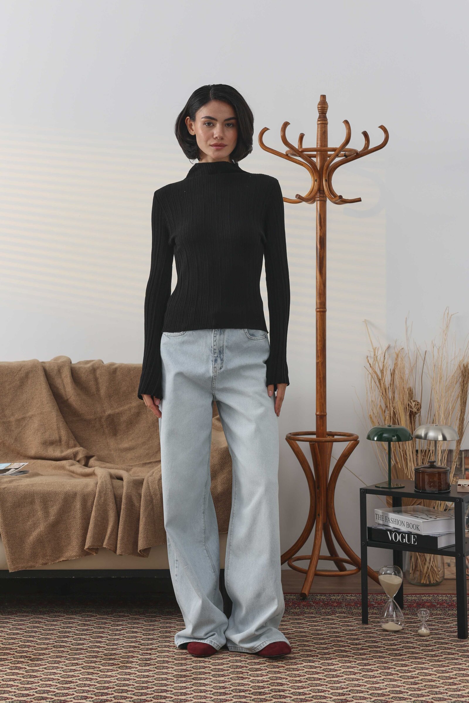 Piliseli Body Siyah - 1