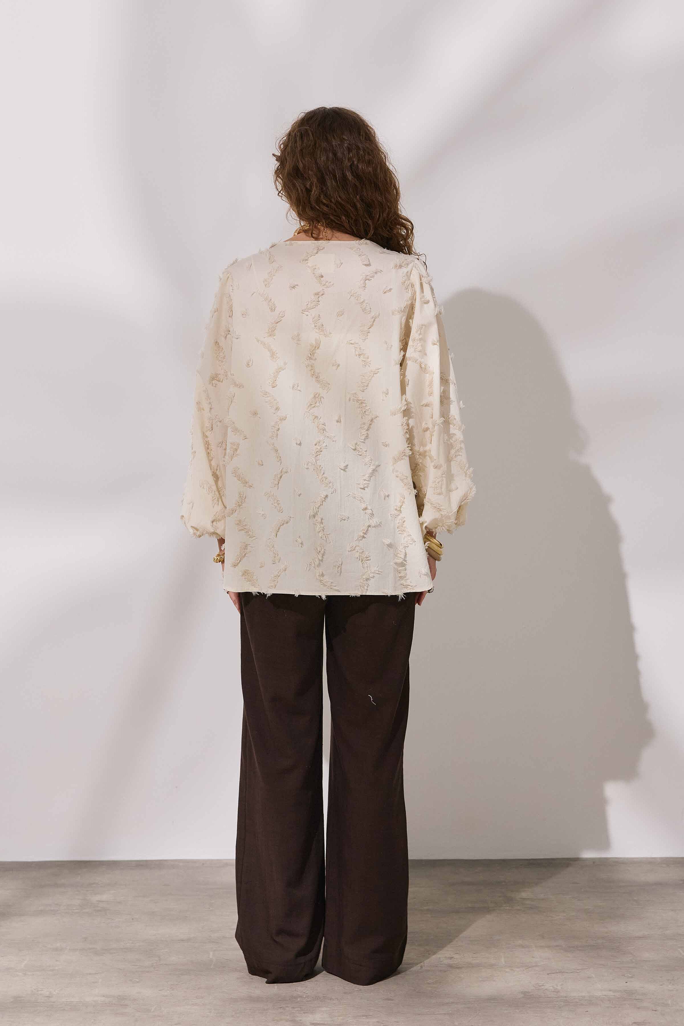 Püsküllü Kenevir Kimono - 7