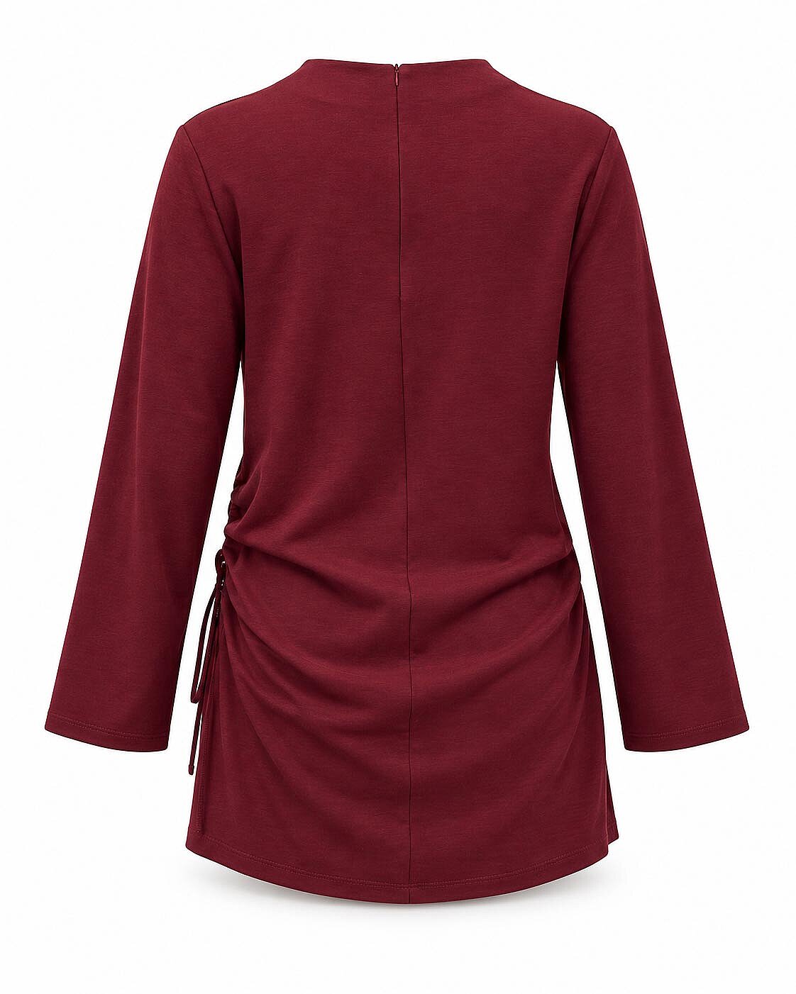 Move Ayarlanabilir Dik Yaka Sweatshirt-Bordo - 5