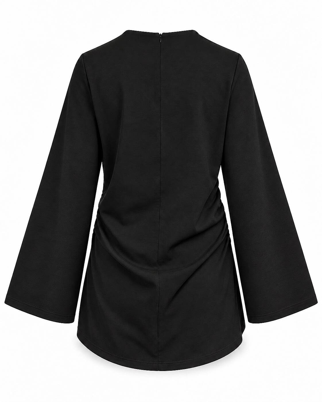 Move Ayarlanabilir Dik Yaka Sweatshirt-Siyah - 5